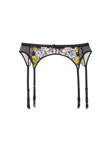 Multi - Eden Garter Belt | Fleur du Mal - DEMO