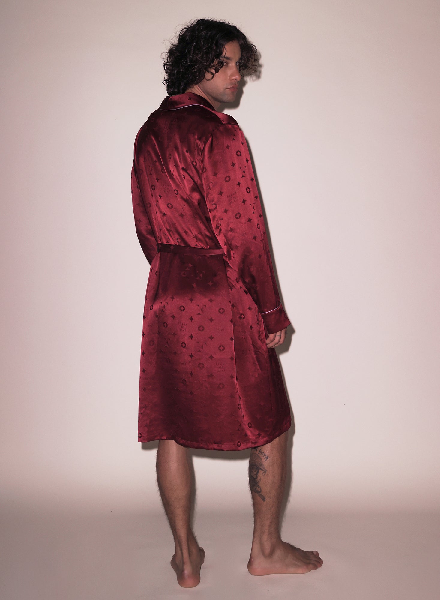 Silk Jacquard Robe
