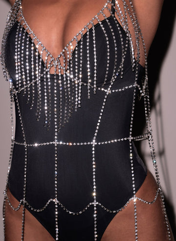 Crystal - Crystal Fringe Dress | Fleur du Mal - DEMO