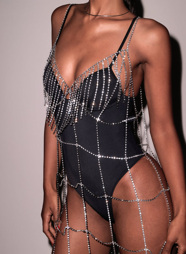 Crystal - Crystal Fringe Dress | Fleur du Mal - DEMO