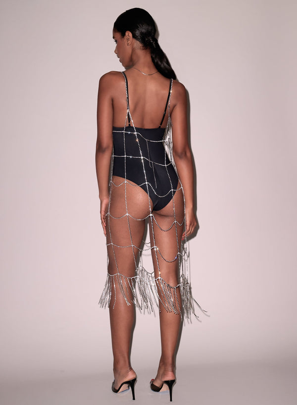 Crystal - Crystal Fringe Dress | Fleur du Mal - DEMO
