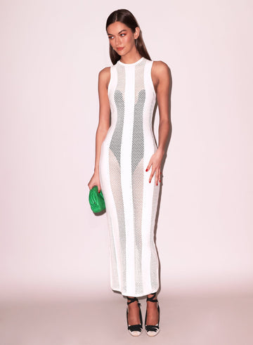Lait de coco - Simone Maxi Dress | Fleur du Mal - DEMO