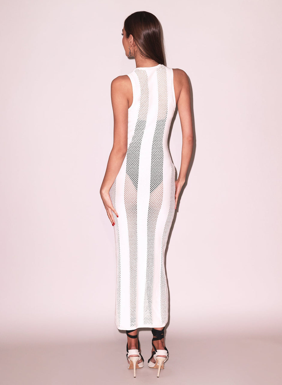 Lait de coco - Simone Maxi Dress | Fleur du Mal - DEMO