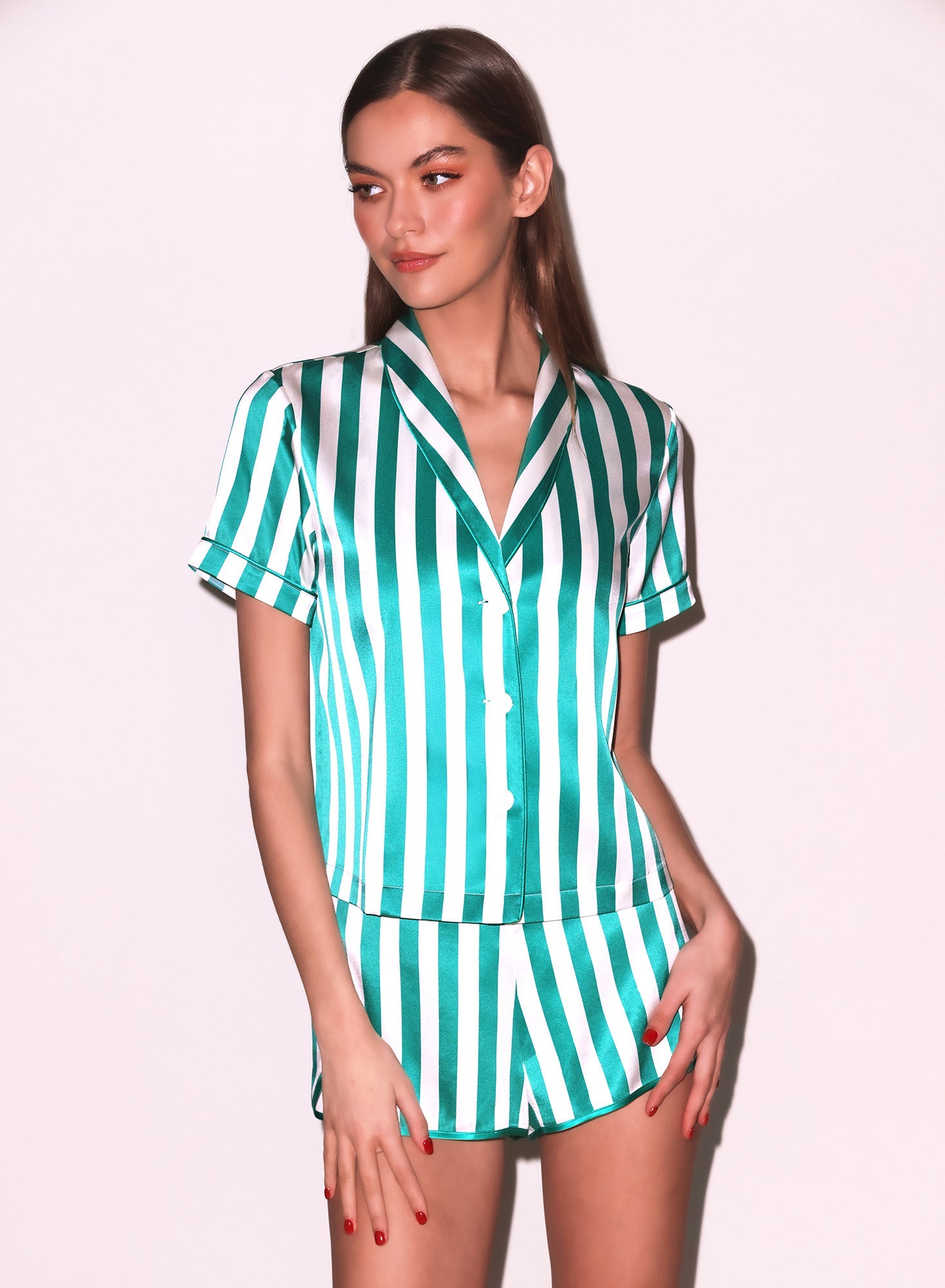 Riviera Stripe PJ Top