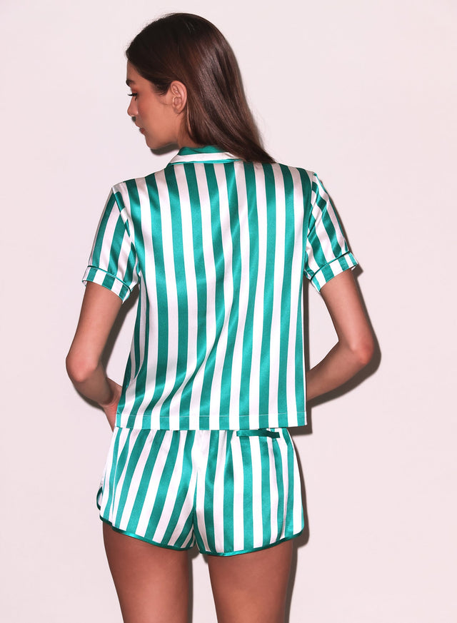 Riviera Stripe PJ Short