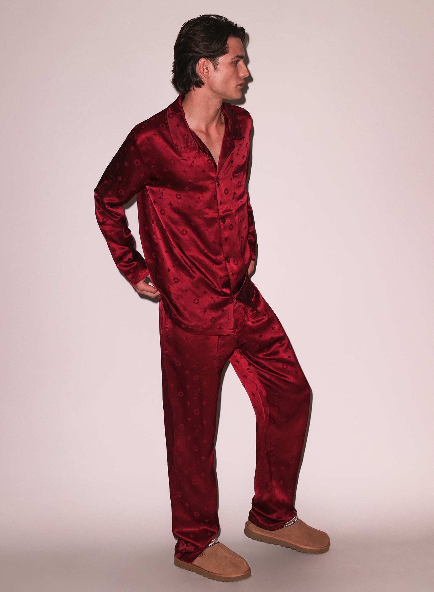 Silk Jacquard PJ Pant