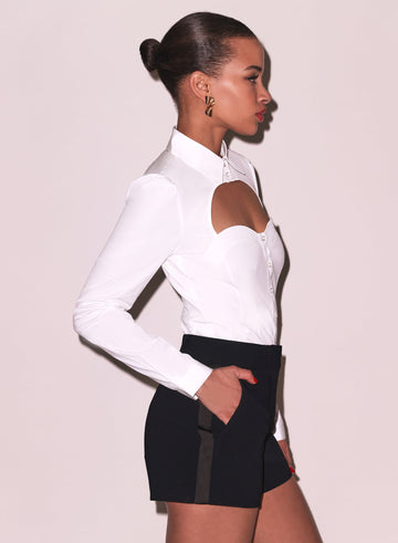 Ivory - Bella Shirt | Fleur du Mal - DEMO