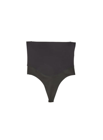Black - Le Stretch Micro Shaping Thong | Fleur du Mal - DEMO