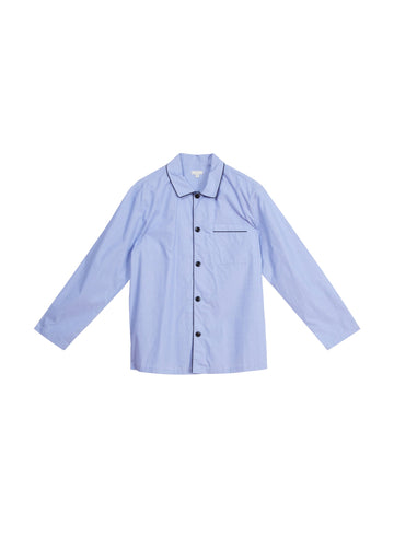 Pacific blue - Poplin PJ Top | Fleur du Mal - DEMO