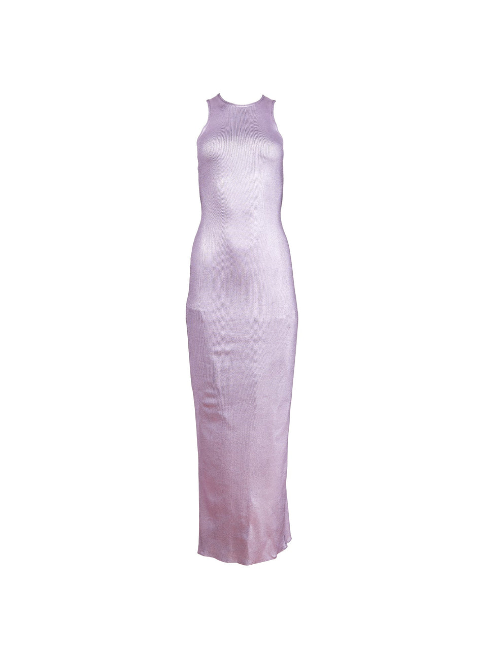 Metallic purple - Flash Racer Dress | Fleur du Mal - DEMO