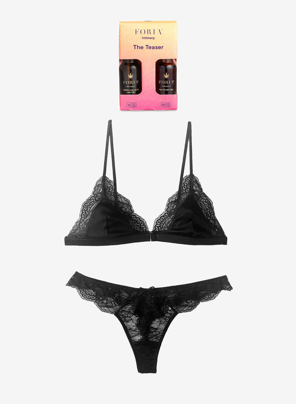 Black - Naomi Teaser Gift Set | Fleur du Mal - DEMO