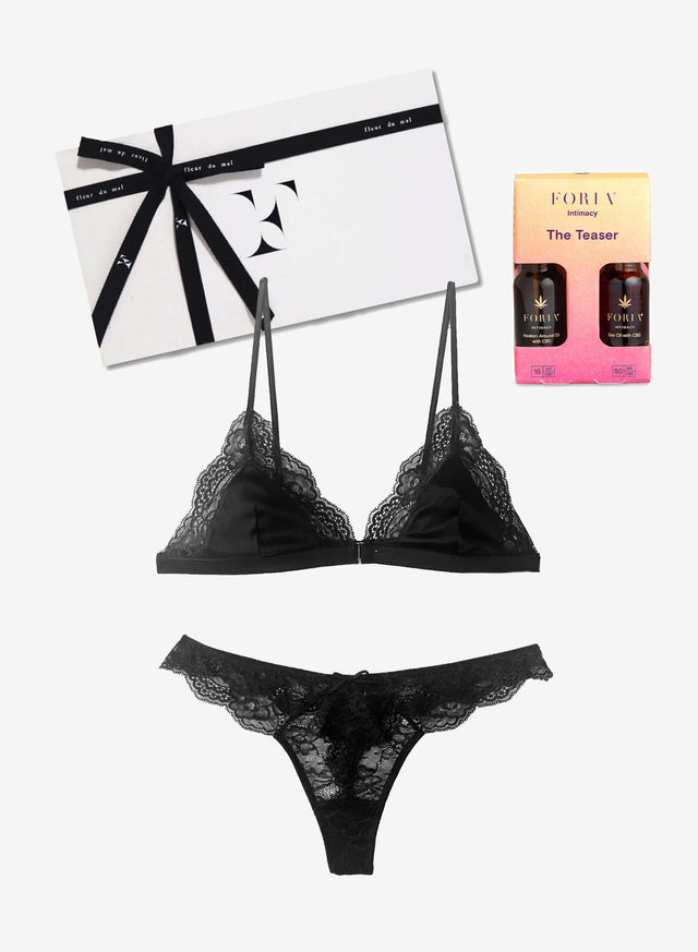 Black - Naomi Teaser Gift Set | Fleur du Mal - DEMO