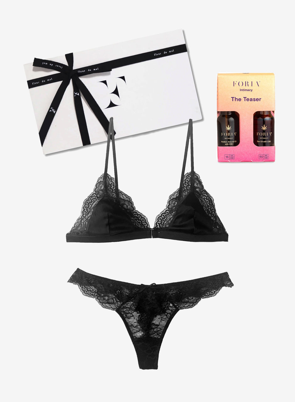 Black - Naomi Teaser Gift Set | Fleur du Mal - DEMO