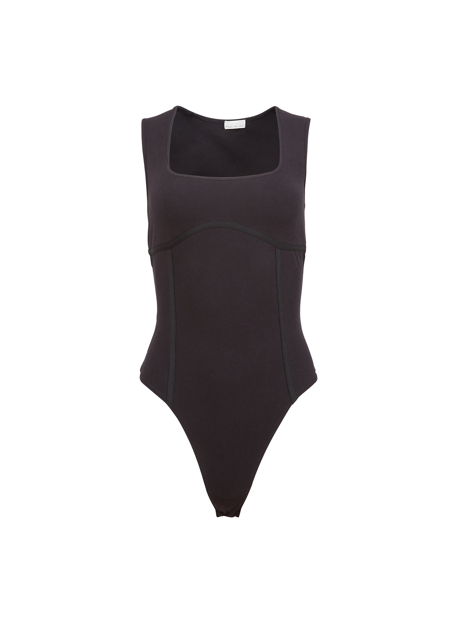 Organic Cotton Tank Bodysuit Flat