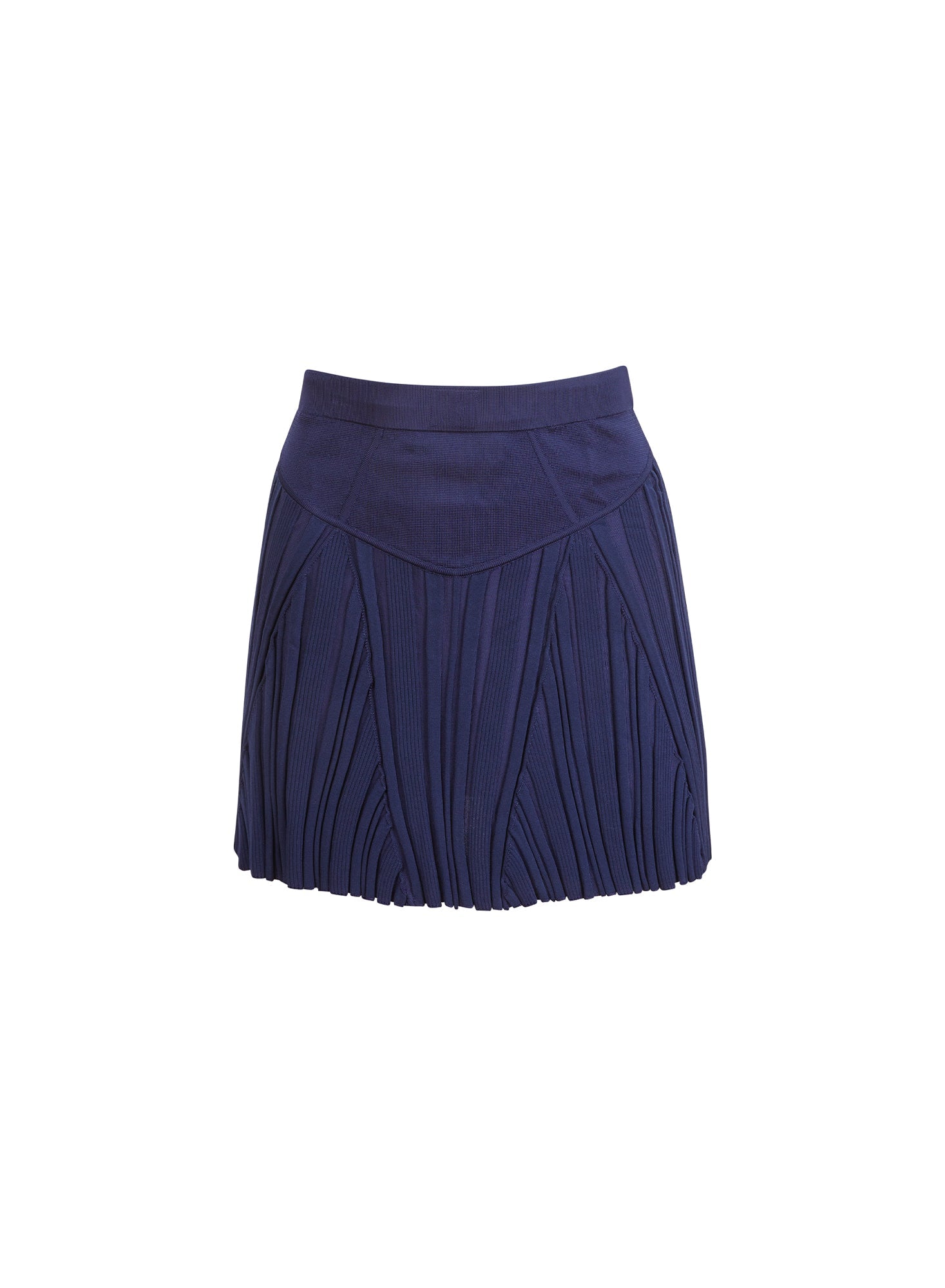 Rib Flared Skirt