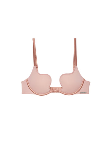 Tan - Le Stretch Micro Seduce U-Plunge Bra | Fleur du Mal - DEMO