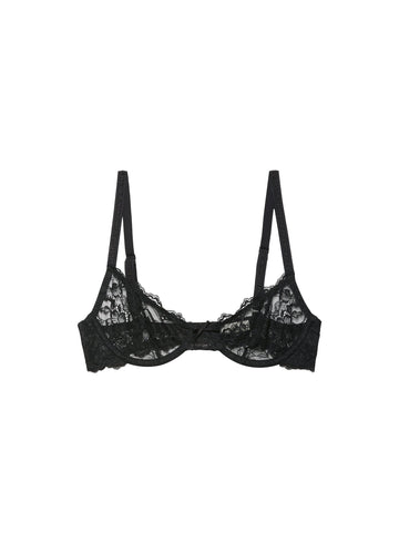 Black - Bianca Lace Bra | Fleur du Mal - DEMO