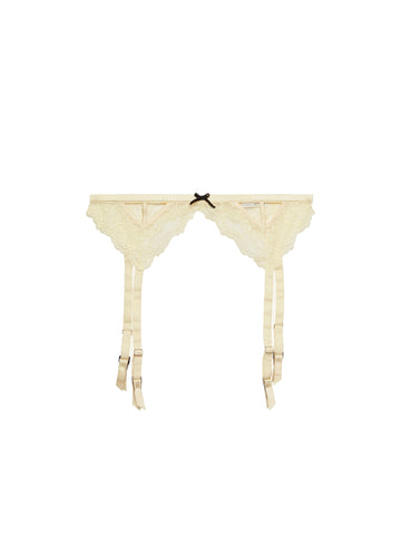 Buttercup - Bianca Lace Garter Belt | Fleur du Mal - DEMO