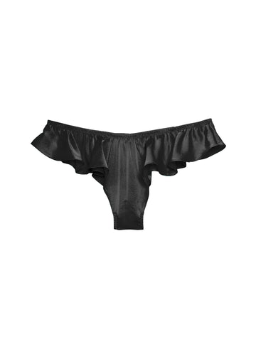Black - Luxe Flutter Panty | Fleur du Mal - DEMO