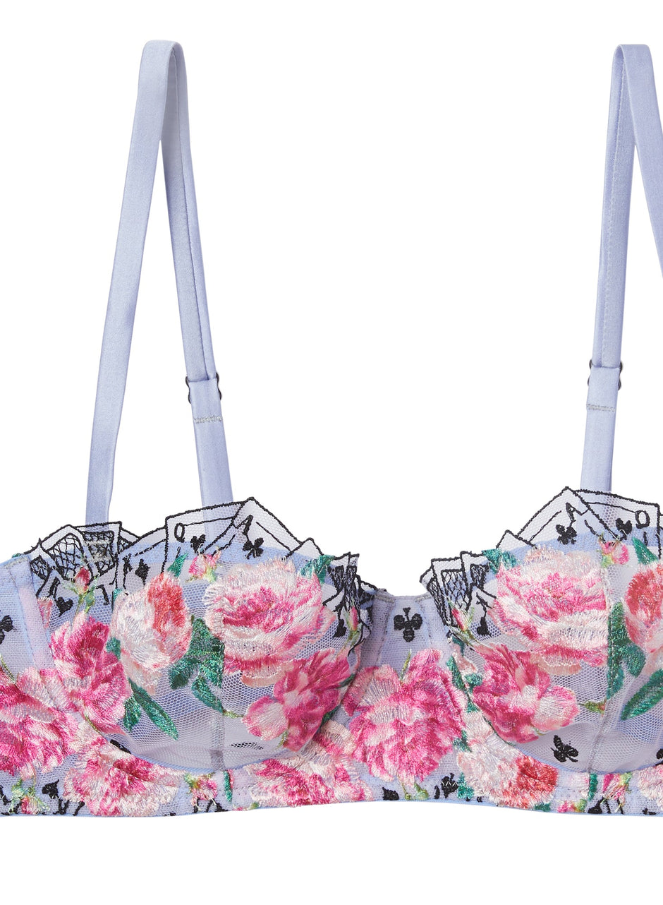 Pastel sky - Card Embroidery Balconette | Fleur du Mal - DEMO