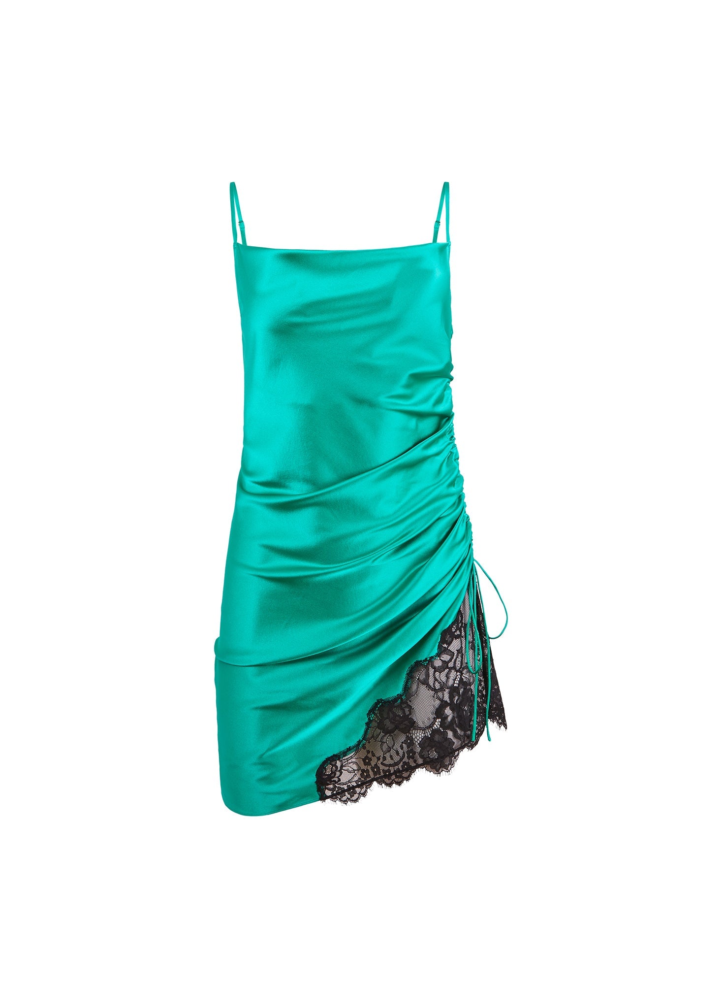 Silk Ruched Dress