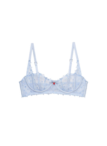 Forget me not - Love Lock Embroidery Balconette | Fleur du Mal - DEMO