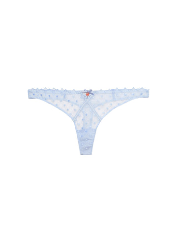Forget me not - Love Lock Embroidery Thong | Fleur du Mal - DEMO