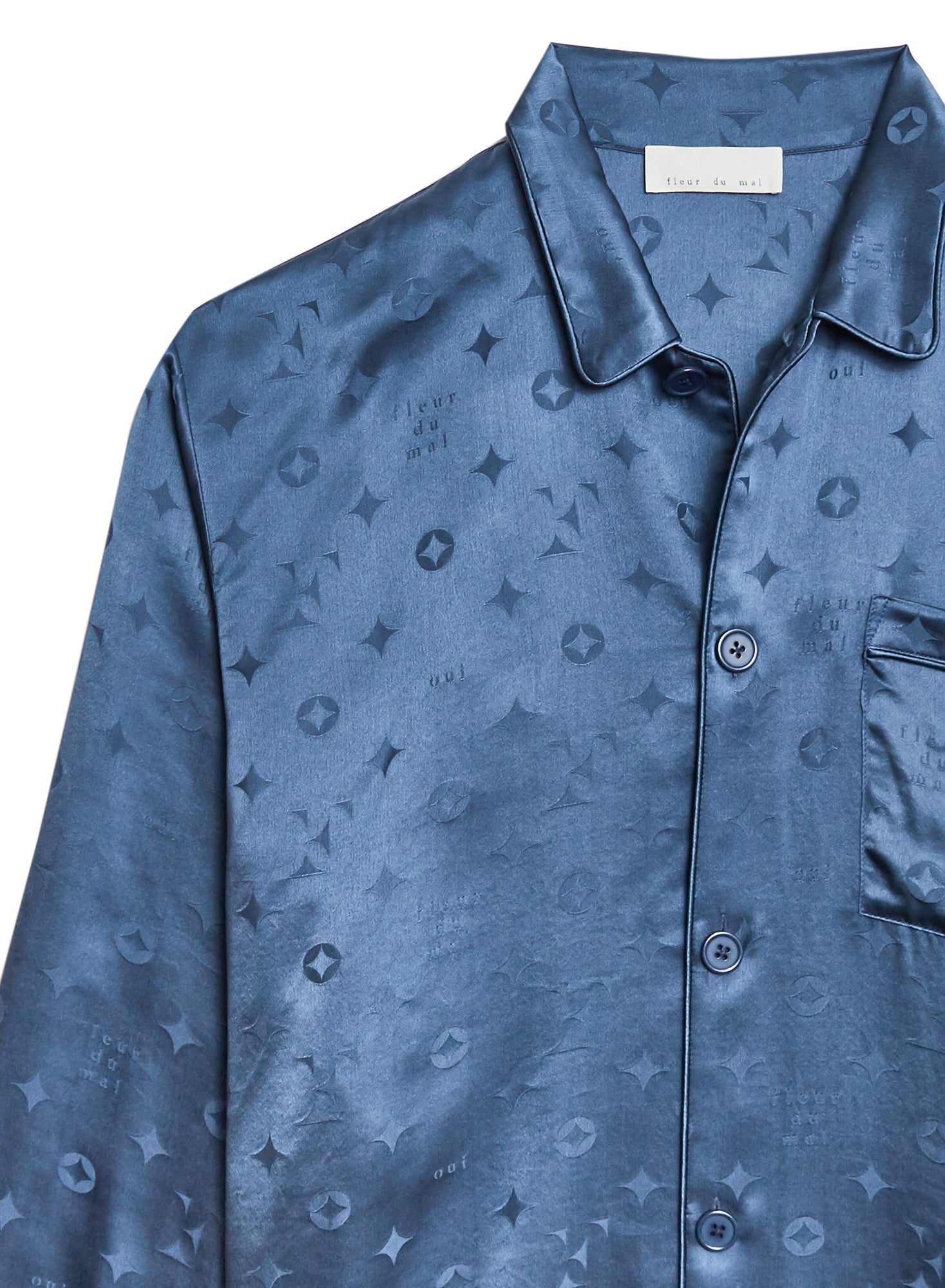 Silk Jacquard PJ Top
