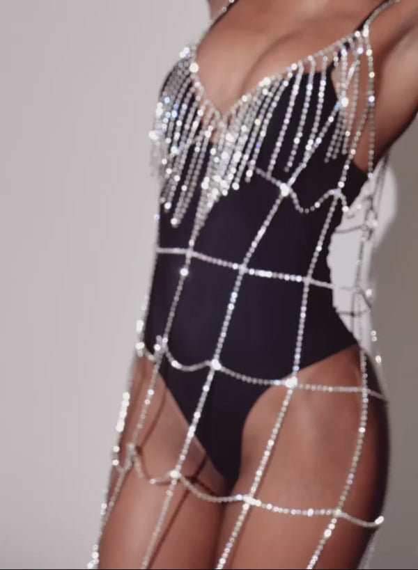 Crystal - Crystal Fringe Dress | Fleur du Mal - DEMO