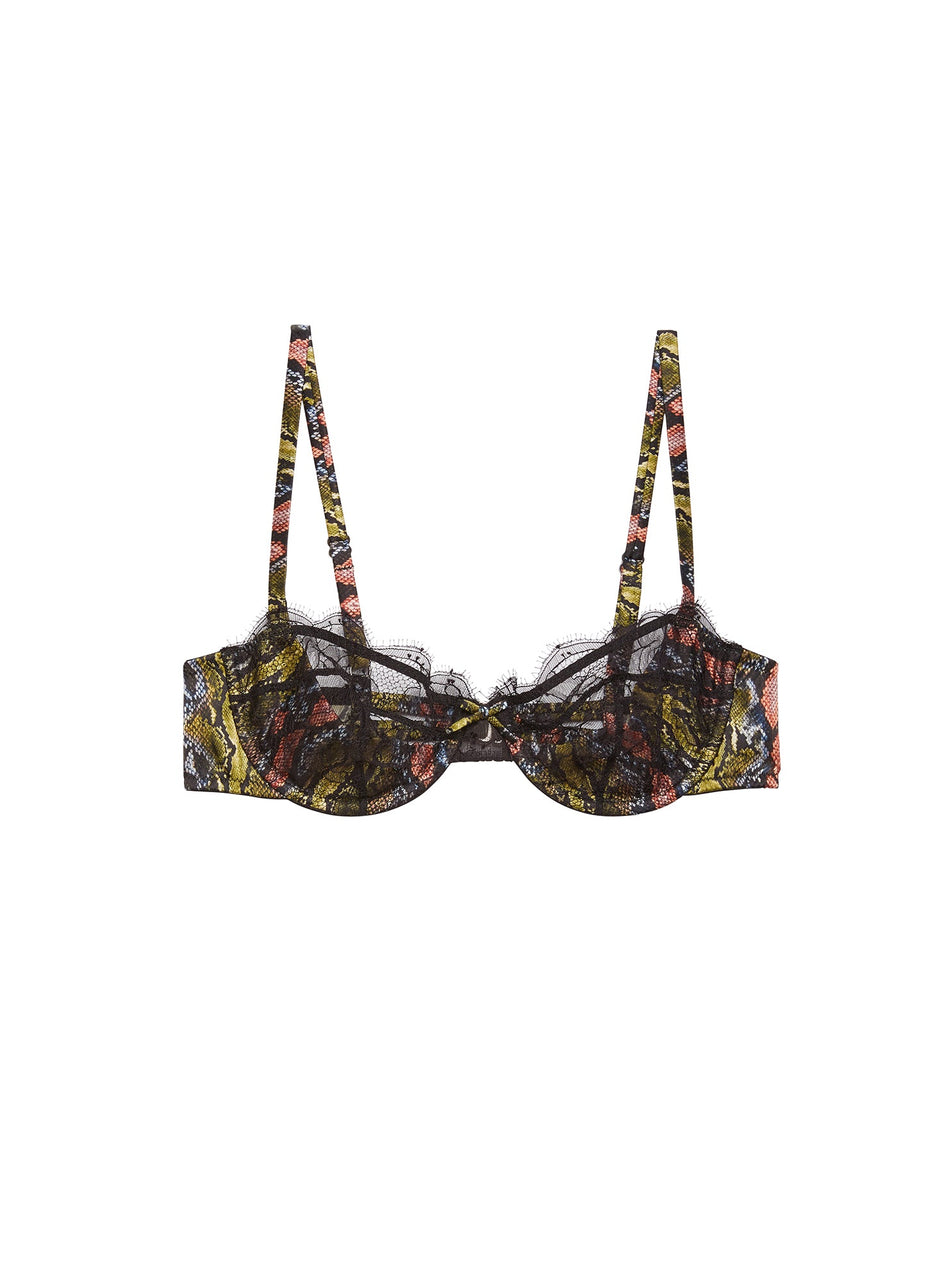 Python print - Rose Lace Balconette | Fleur du Mal - DEMO