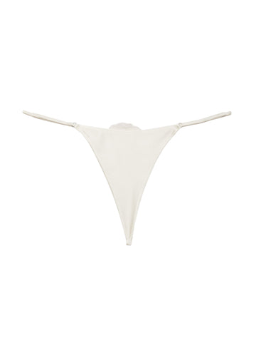 Ivory - Rose Luxe V-String | Fleur du Mal - DEMO