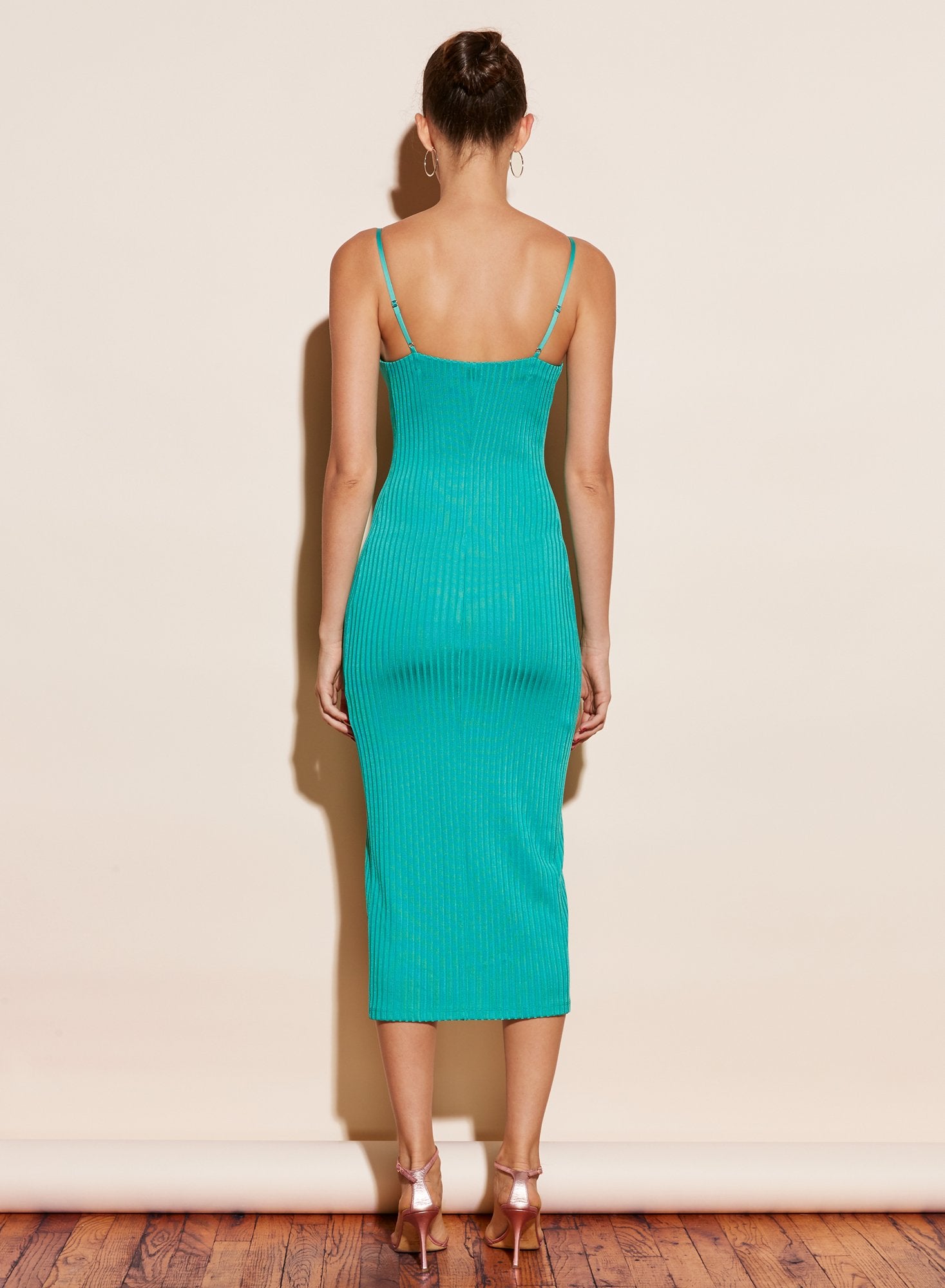 Front Snap Jersey Dress