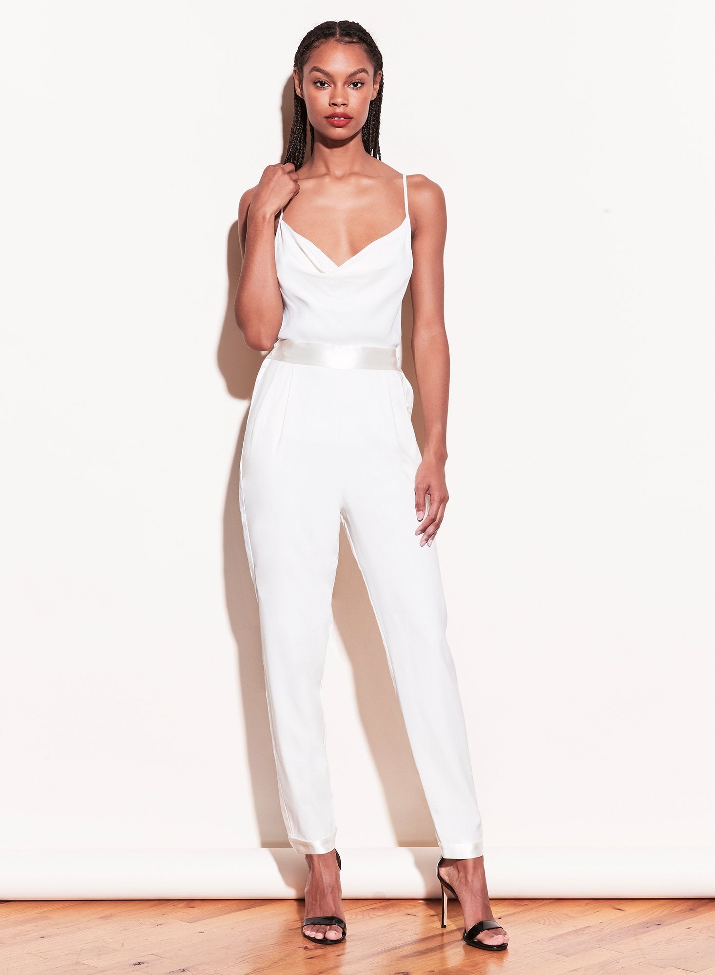 Cowl Neck Spaghetti Strap Cami