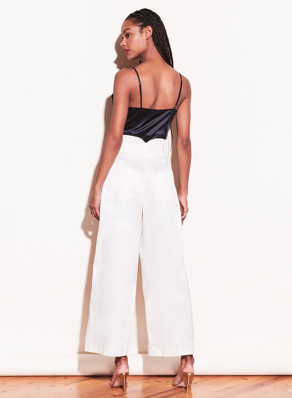 Black - Button Front Cami | Fleur du Mal - DEMO