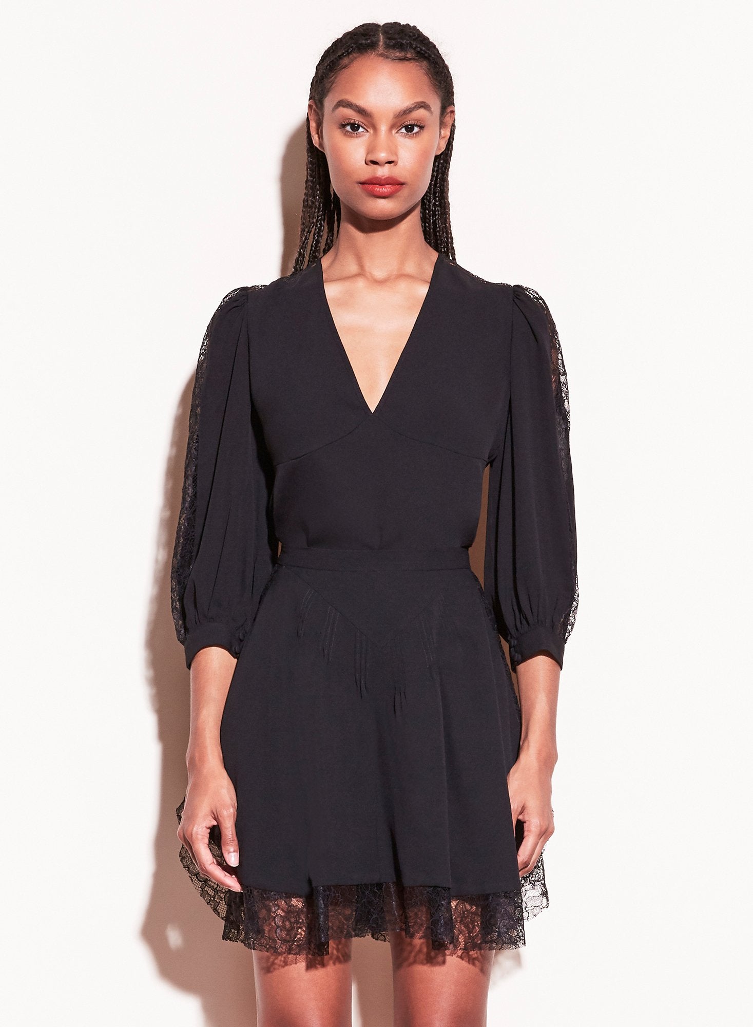 Loulou Lace Insert Blouse