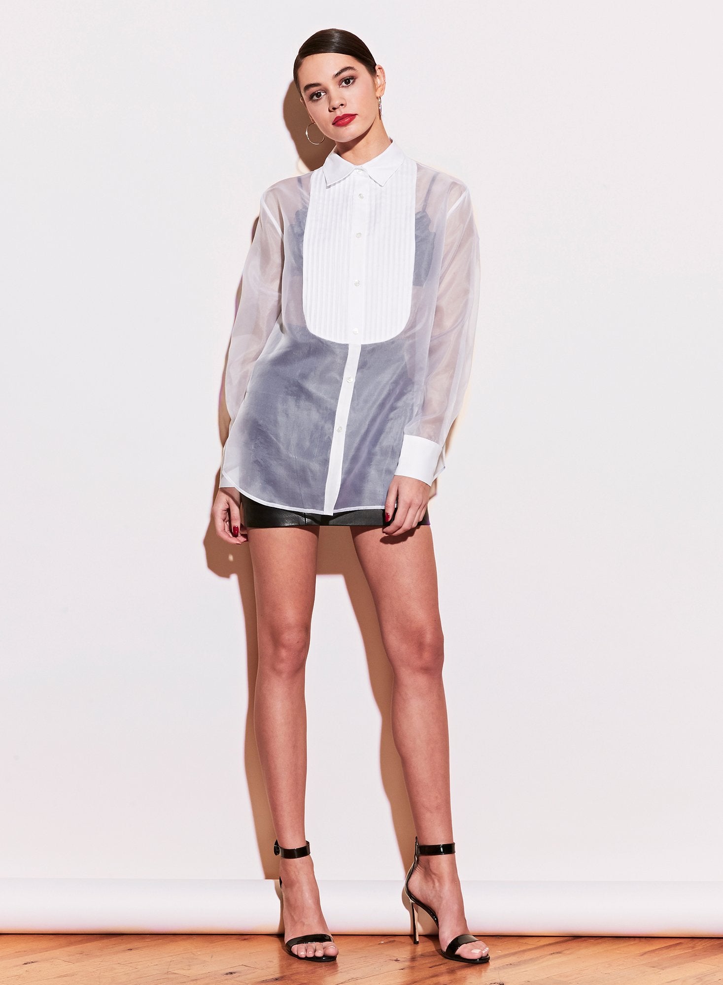Pintuck Tuxedo Shirt
