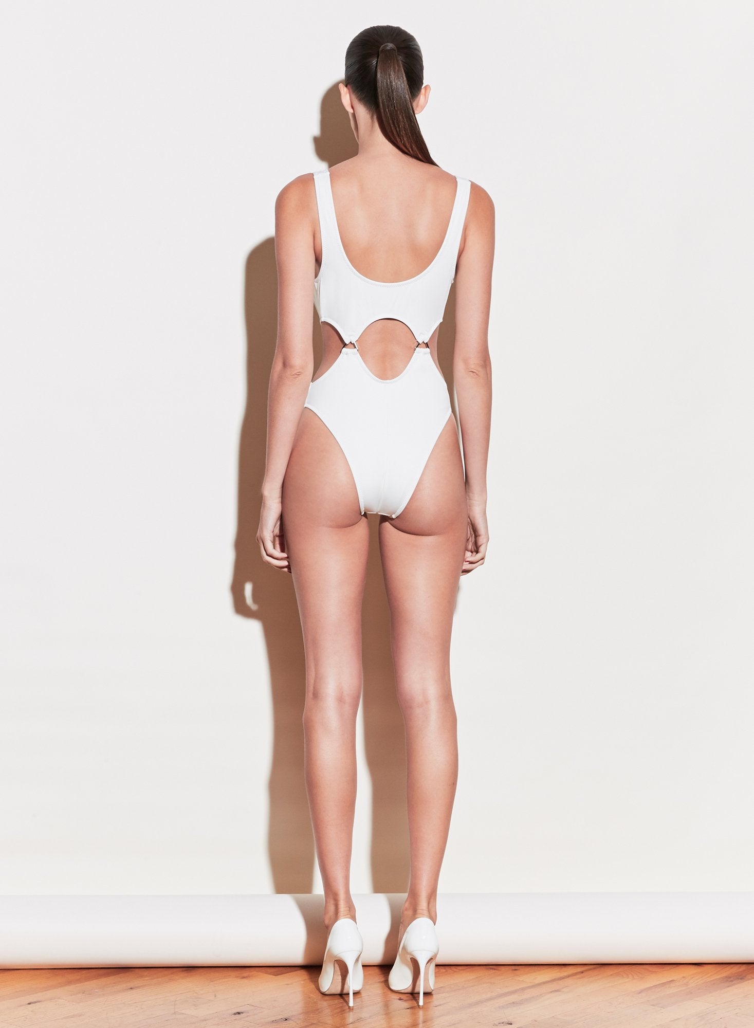 Suspender One Piece Swimsuit