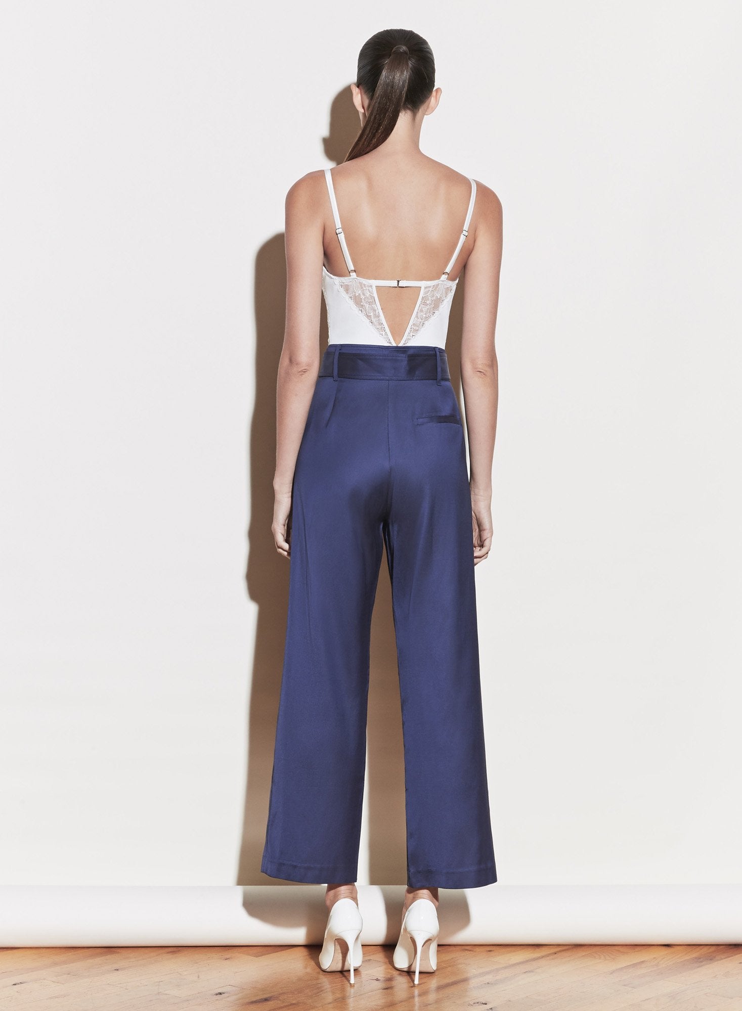 Twill Belted Trouser