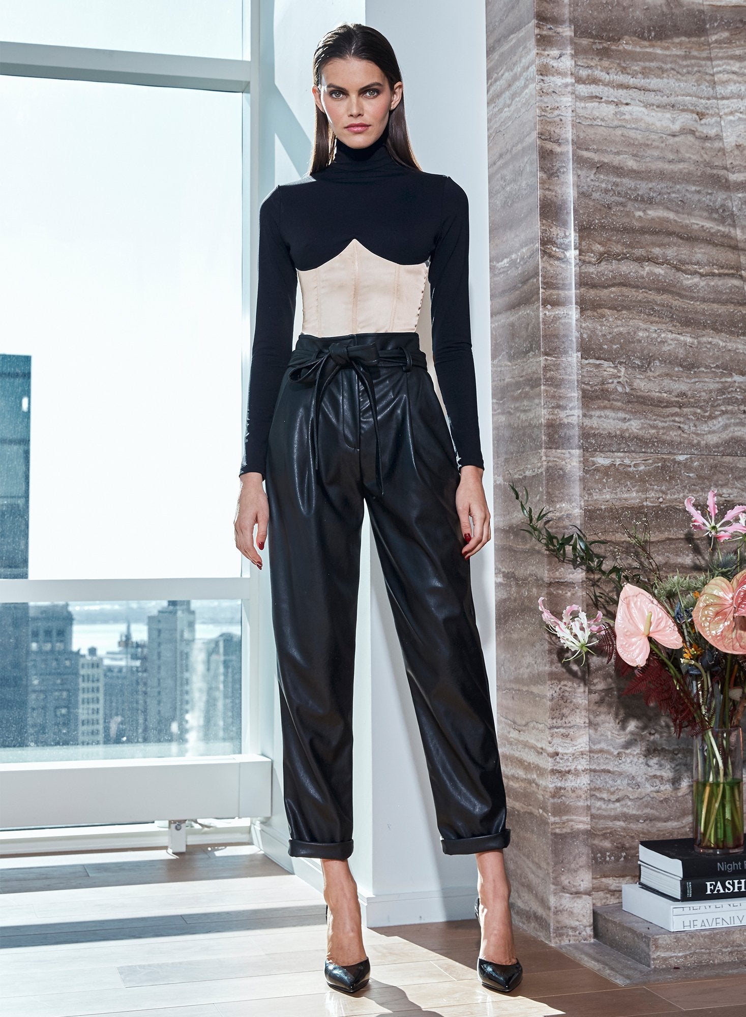 Mock Neck Long Sleeve Bodysuit