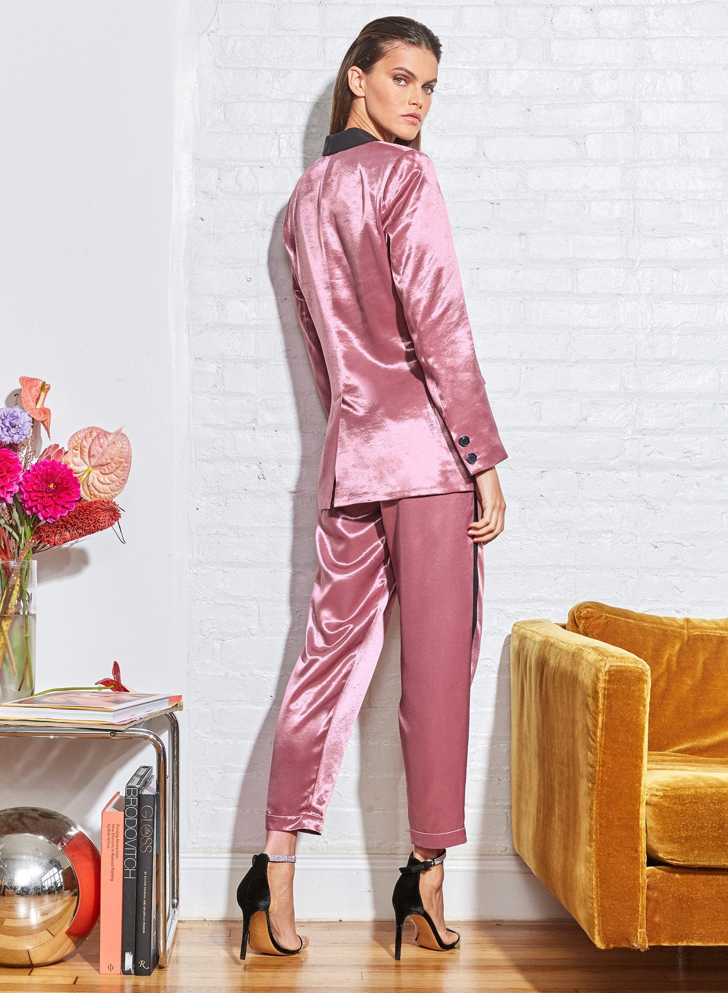 Rosewood Luster Blazer