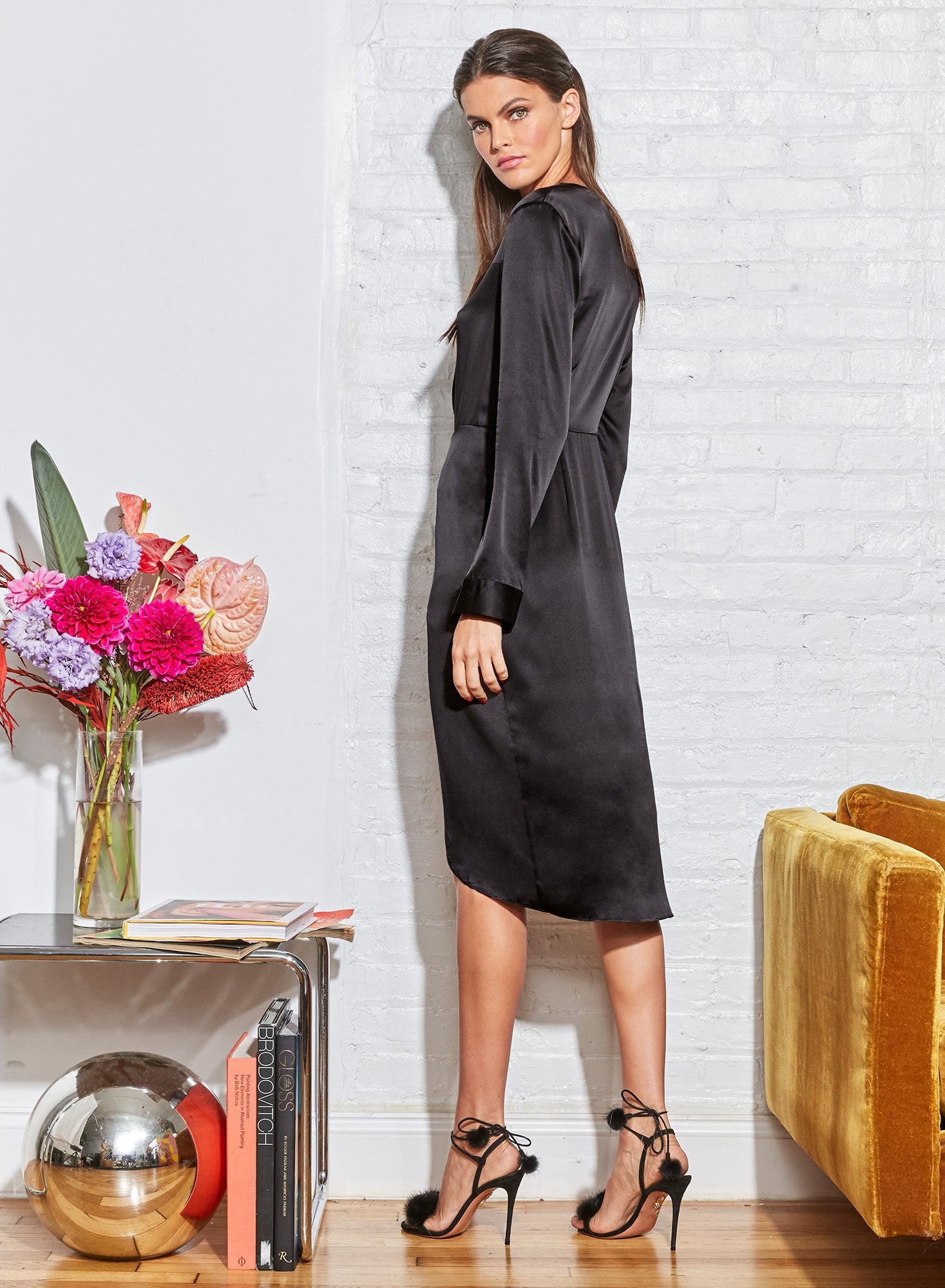 Washable Silk Wrap Robe