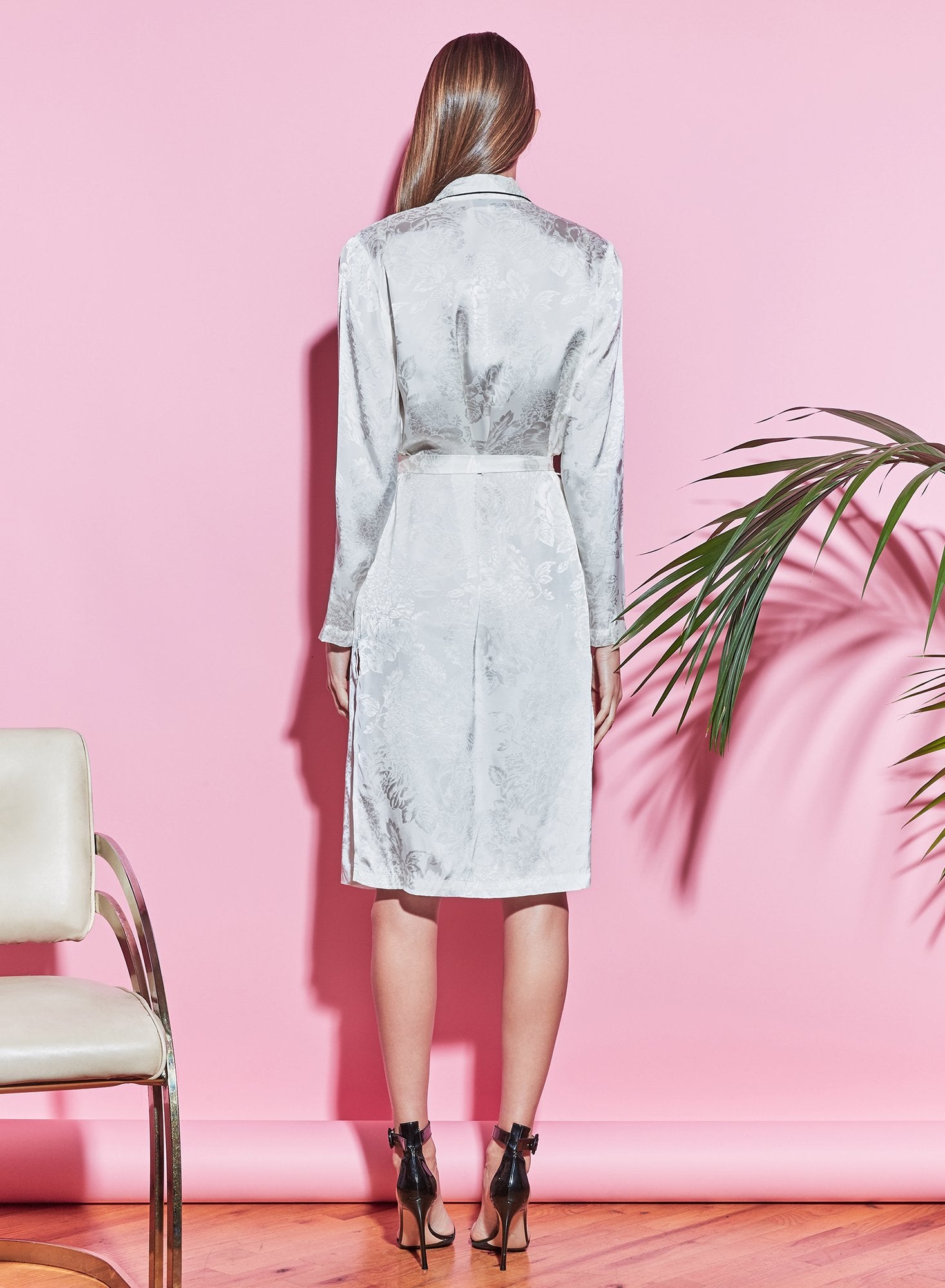 Fleur Jacquard Robe