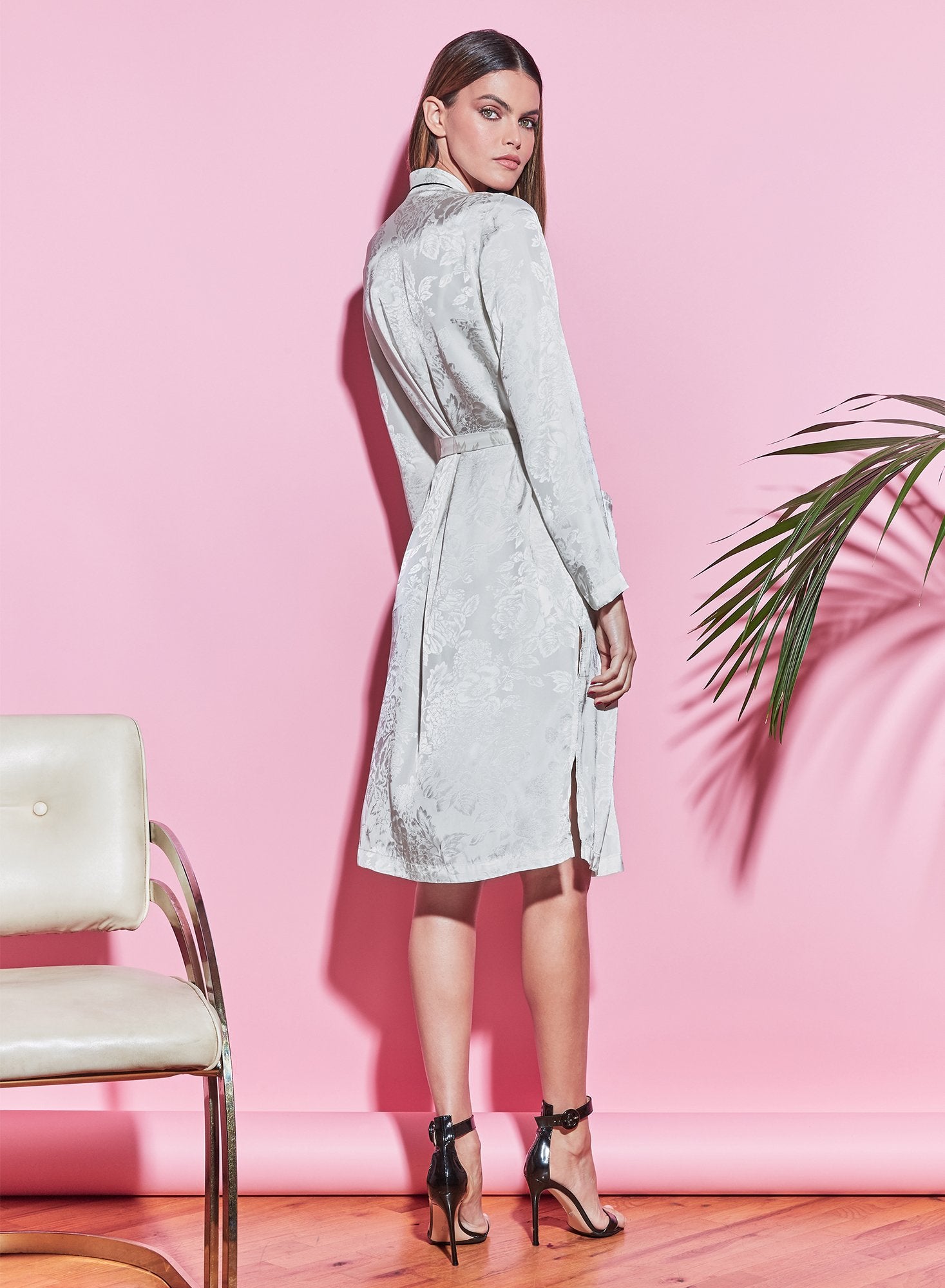 Fleur Jacquard Robe