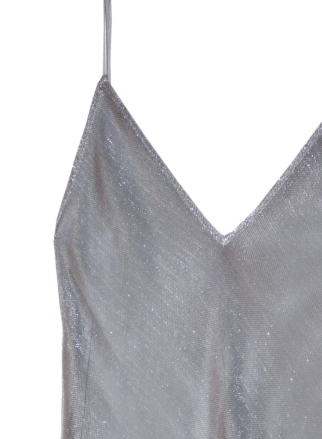 Mesh Slip Dress With Silk Lining