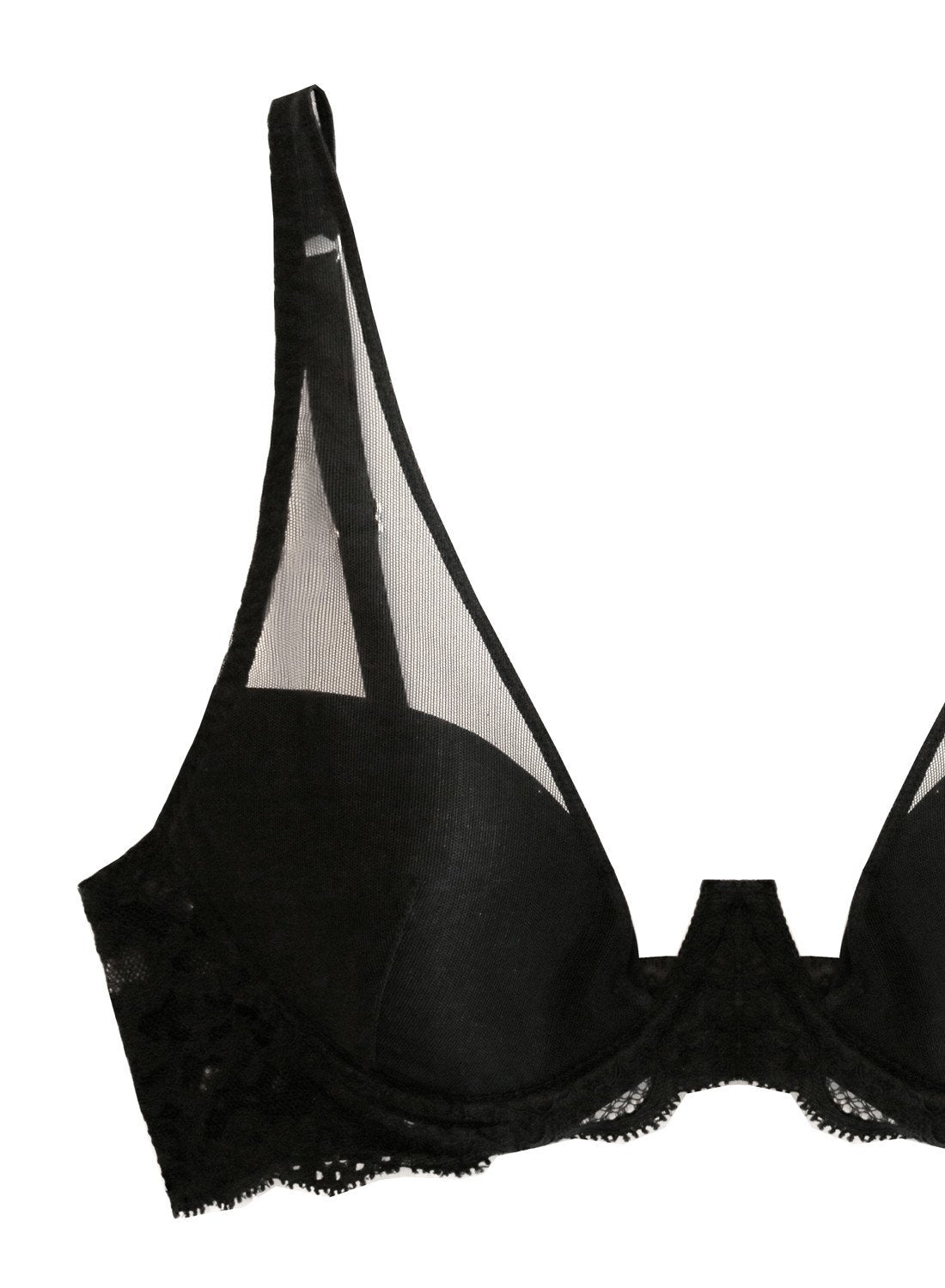 Charlotte Sheer Overlay Demi Bra