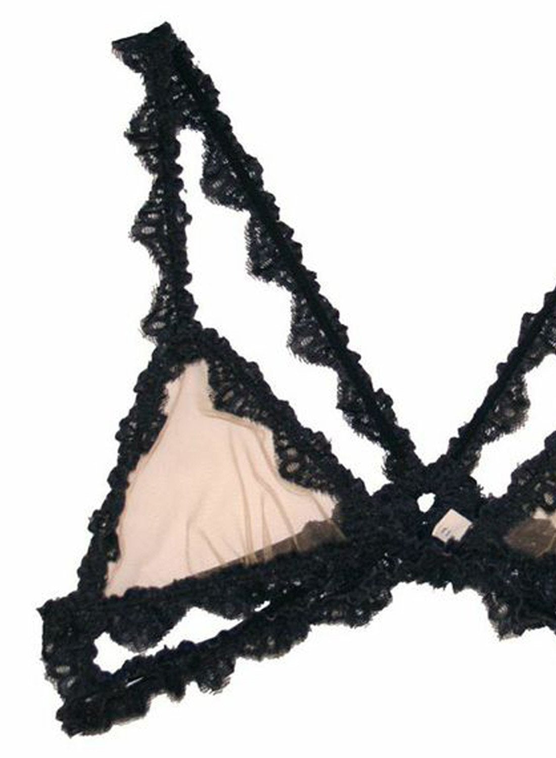 Lace Bondage Triangle Bra