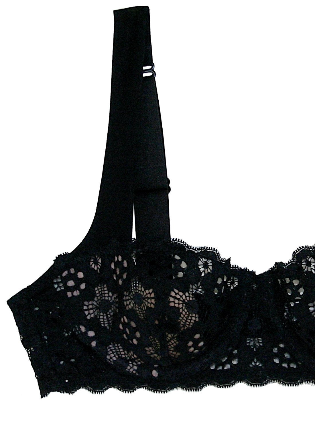 Crochet Lace Balconette Bra