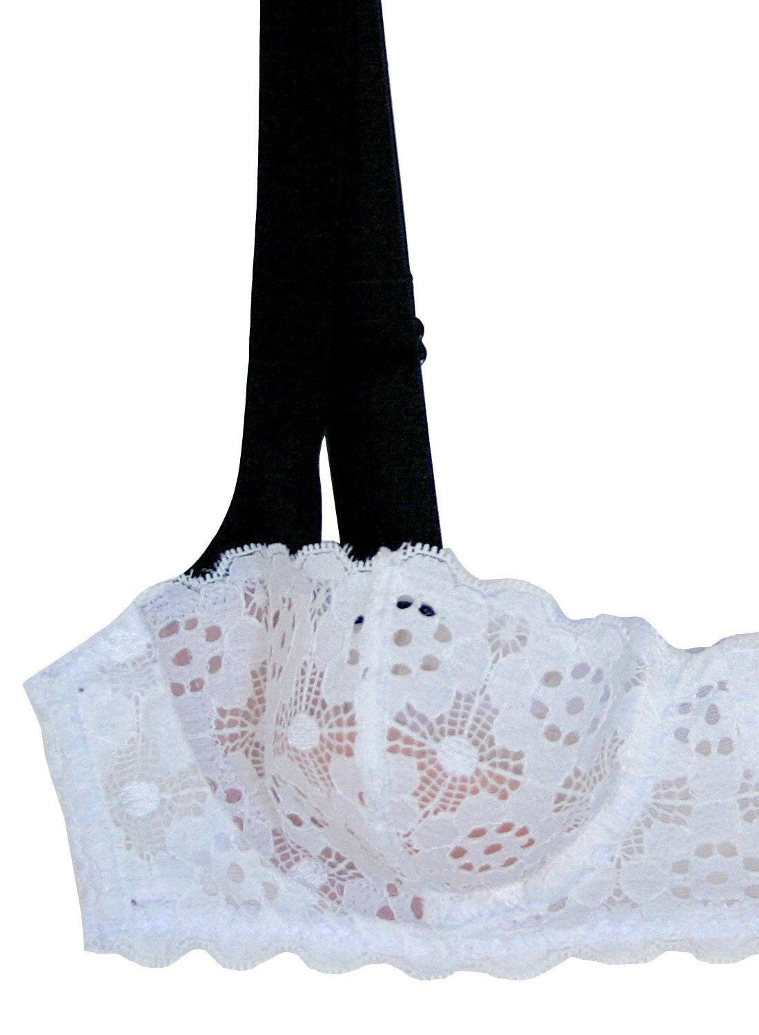 Crochet Lace Balconette Bra