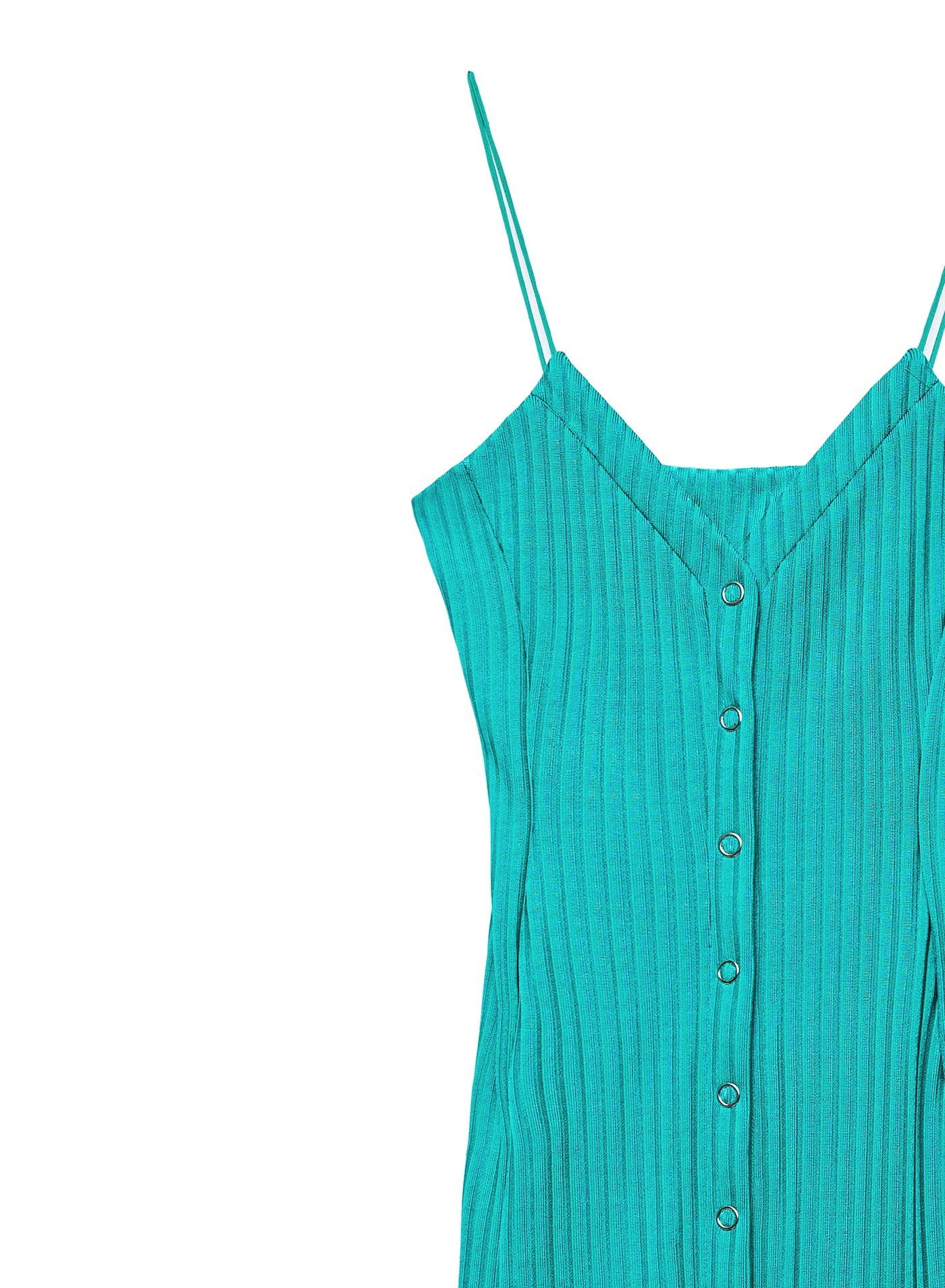 Front Snap Jersey Dress