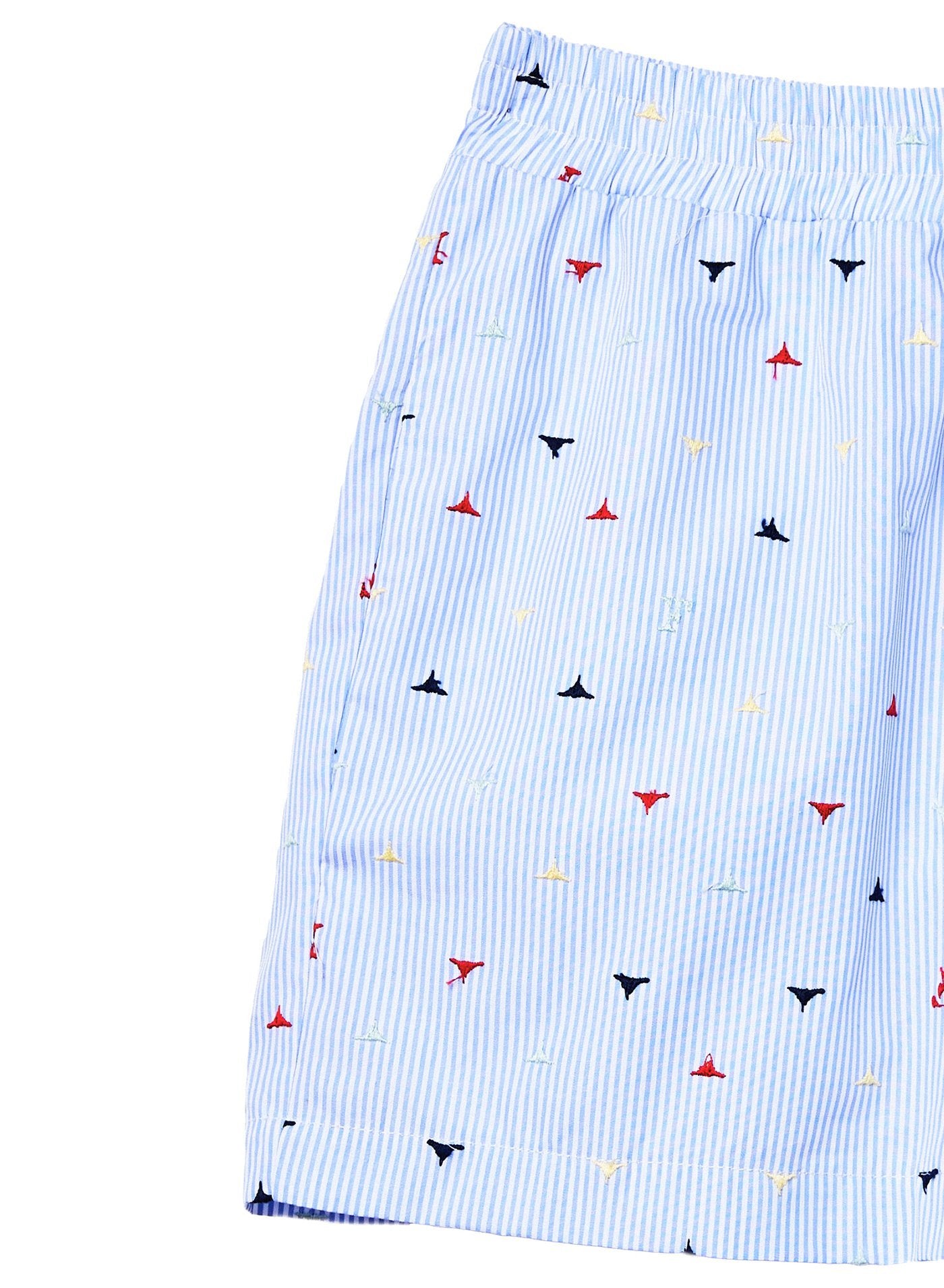 Logo Cotton Oxford Boxer Shorts